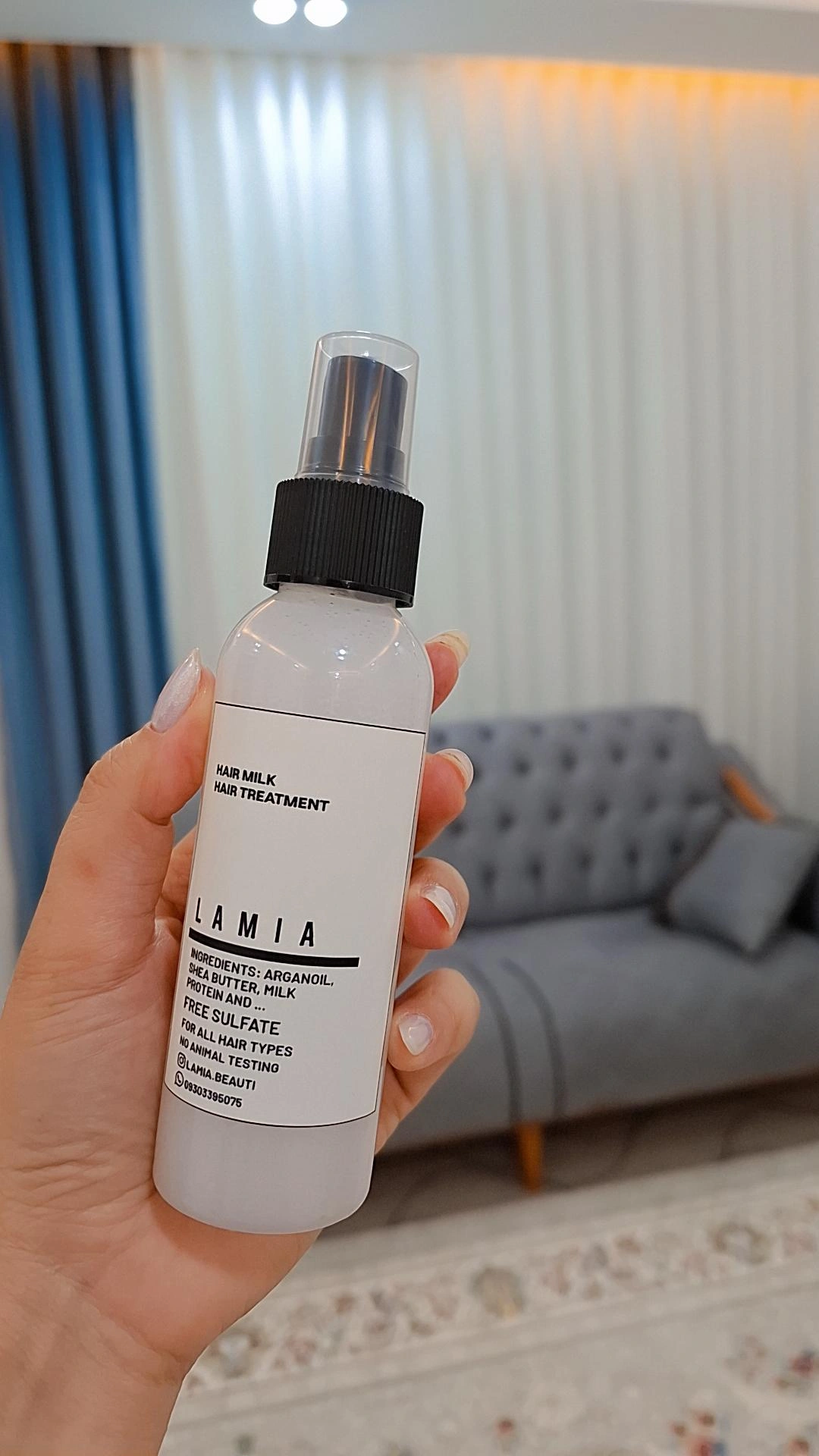 شیر مو (اسپری دو فاز مو )